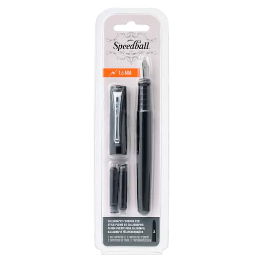 12 Pack: Speedball&#xAE; Calligraphy 1.5mm Fountain Pen